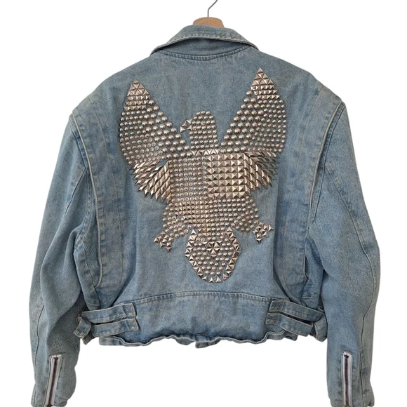 Studded Denim Jacket - Picture 8 of 14